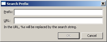 The TweakUI interface > Internet Explorer > Search > Create
